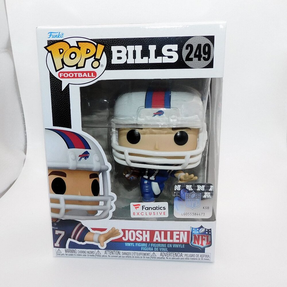 Josh Allen Buffalo Bills Funko Exclusive MVP Football Stiff Arm 249 NEW